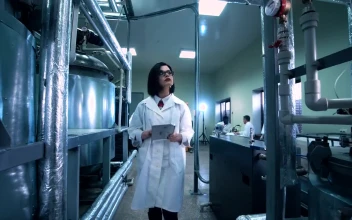 Stock Footage Woman With A Tablet In The Laboratory Free