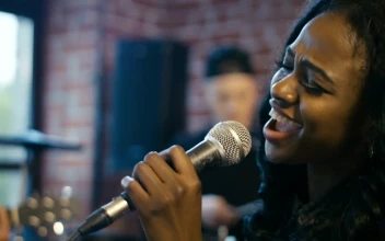 Stock Footage Woman Singing In Music Band Rehearsal Free