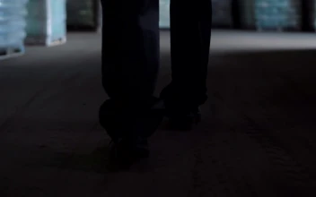 Stock Footage Worker Man Walking In A Warehouse Free