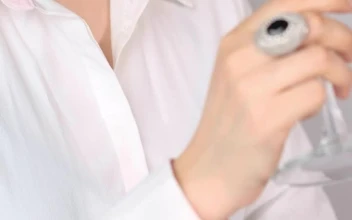 Stock Footage Woman While Drinking Wine From A Glass Free