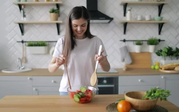 Stock Footage Woman Preparing A Healthy Salad Free