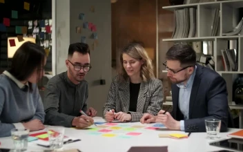 Stock Footage Work Team Planning Meeting Free