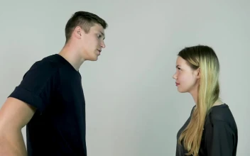 Stock Footage Woman Slapping Her Boyfriend Free