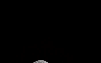 Stock Footage Zoomed In Towards The Moon Free