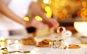 Stock Footage Woman Kneading Cookie Dough With Bokeh Lights Free