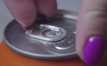 Stock Footage Womans Hand Opening Pull Tab Of Soda Can Free