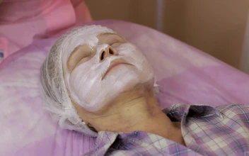 Stock Footage Woman Having A Face Treatment Applied Free