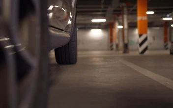 Stock Footage Woman In Heels Getting Into A Car Free
