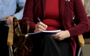 Stock Footage Writing In A Notepad At A Conference Free