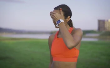 Stock Footage Woman Drinking Water After Training Free