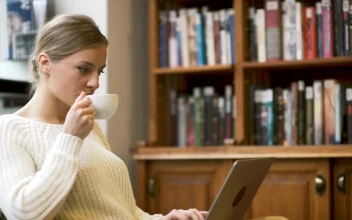 Stock Footage Woman Working At Home Drinking Tea Free