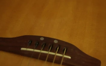 Stock Footage Wooden Guitar Frame Free