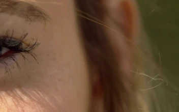 Stock Footage Zooming In On A Womans Eyes Free
