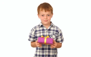 Stock Footage Young Boy Holding A Gift Free