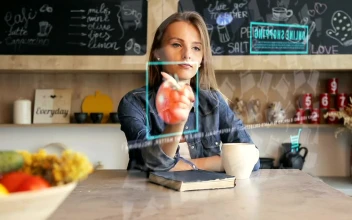Stock Footage Woman Grocery Shopping In Futuristic Hologram Browser Free