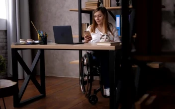 Stock Footage Young Woman Reading A Funny Post Free