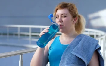 Stock Footage Young Woman Drinking After Running Free