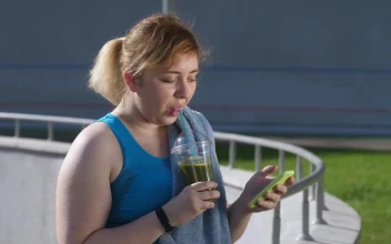 Stock Footage Woman Relaxing After Running Free