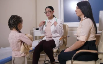 Stock Footage Young Child Scared While Visiting The Doctor Free