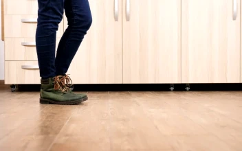 Stock Footage Woman Dancing On The Kitchen Floor Free