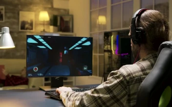 Stock Footage Young Man Gets Upset While Gaming Online Free