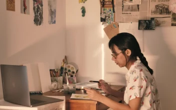 Stock Footage Woman Painting In Her Studio Free