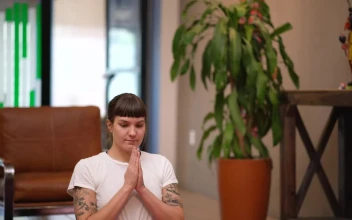 Stock Footage Young Woman Practicing Yoga On Her Living Room Floor Free
