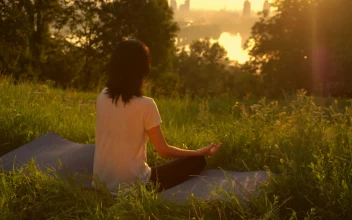 Stock Footage Woman Doing Yoga Outdoors Free