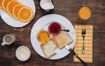 Stock Footage Woman Preparing Toast For Breakfast Free