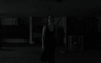Stock Footage Zombie Walking Forward At Abandoned Place Free