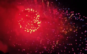 Blurry Fireworks Show Video