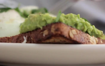 Free Video Avocado Toast Salad Close Up Video