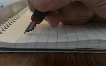 Free Video Man Writing Notepad Video