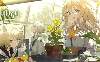 Arknights Blond Girls Anime