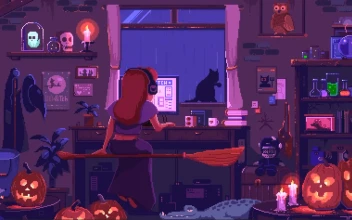 Witch on Twitch Pixel