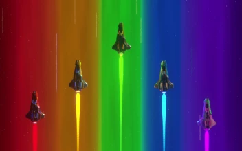 Rainbow Formation Jet Live Phone Wallpaper