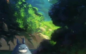 iPhone and Android Totoro Fishing Cute Live Phone Wallpaper