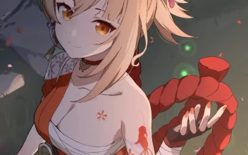 Genshin Impact Yoimiya Top View Android  iPhone