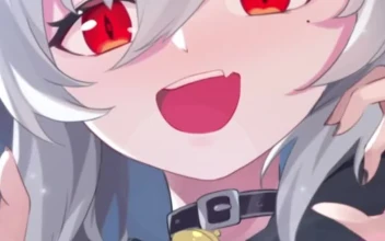 Live Phone Cute Wolf Girl With Moon Anime Wallpaper For iPhone And Android