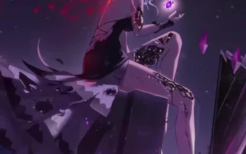 Android and iPhone Anime Dark Robot Girl Phone