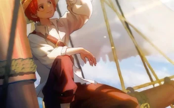 One Piece Anime Young Shanks For Phone