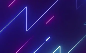 Free abstract glowing neon lines for android wallpaper