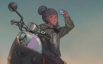 Live Phone Rin Shima Selfie Yuru Camp Wallpaper To iPhone And Android