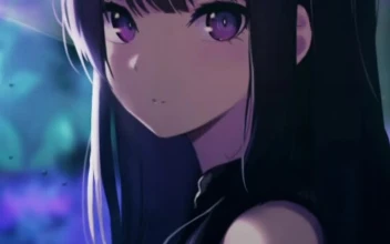 Live Phone Beautiful Girl Under Umbrella Anime Wallpaper For iPhone And Android
