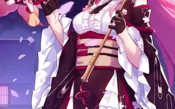 iPhone and Android Honkai Impact 3 Cherry Blossom Live Phone Wallpaper