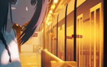Live Phone Train Station Girl Anime Wallpaper For iPhone And Android