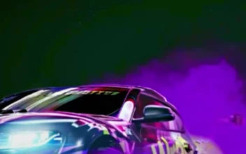 iPhone and Android Purple Toyota Supra Neon Drift Live Phone Wallpaper