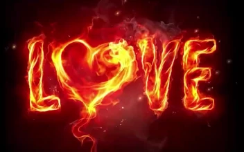 iPhone and Android Love Fire Live Phone Wallpaper
