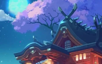 Game Inazuma Shrine Of Depths Genshin Impact Phone Wallpaper Anime Iphone And Android