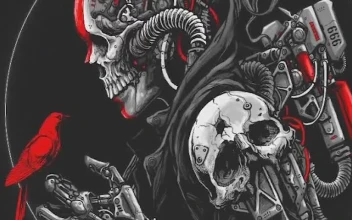 iPhone and Android Machine Death Artwork By Sony Wicaksana Phone